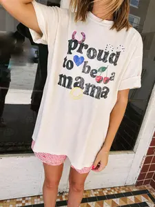 Comfort Colors ETTA OG Proud To Be A Mama Graphic Tee - Ivory Mother Day Mom Gift