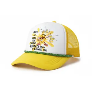 Trucker Hats - When Life Gives You Lemons-Yellow