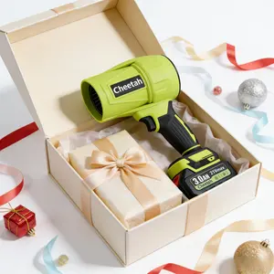 Cordless 21V Max Leaf Blower With 10S1300mAh * 2 Packs Batteries Adjustable Speed Settings For Car Drying Patio Driveway And Garden Cleanup Lightweight Portable Design