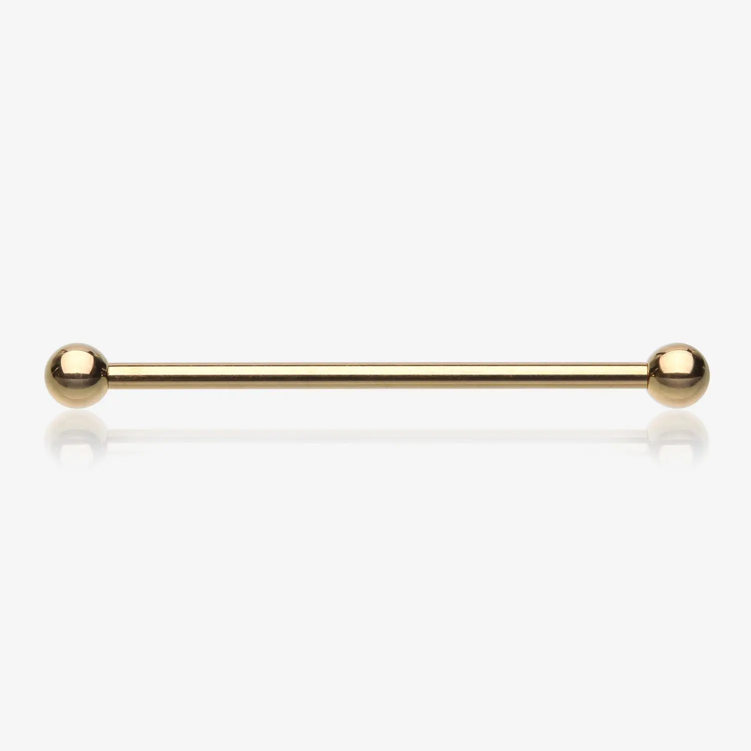 Pure24K Implant Grade Titanium Internally Threaded Basic Industrial Barbell