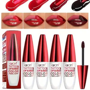 2pcs Peel-off, long-lasting lip tint: easy to apply, long-lasting, non-sticky, natural color, suitable for everydaymakeup, parties, birthday gifts for sisters, Mother's Day,Christmas, travel, and long-wearing makeup.
