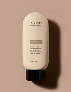 Loved01 Cream Cleanser Gentle No-Lather Formula for Sensitive Skin, Vegan & Dermatologist-Tested, Nourishing Face & Body Wash