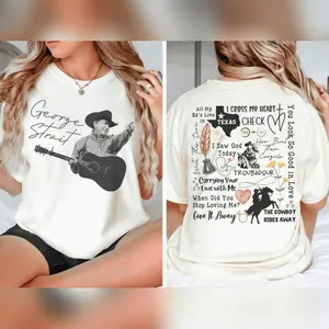 [ SALE UP TO 50% ] Vintage George Strait T-Shirt, George Strait Shirt With Popular Songs, George Strait Country Music Shirt