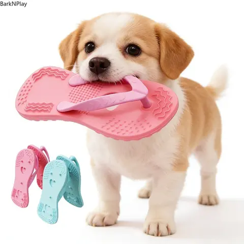 Cute Shoe Shaped Puppy Chew Toy - Soft Durable Teething Toy for Small Dogs & Puppies, Interactive Slipper Dog Toy for Boredom & Anxiety Relief, Safe Dental Health Molar Toy to Protect Furniture tiktokshopbacktoschool, Calming, Puppy Shape, Plush