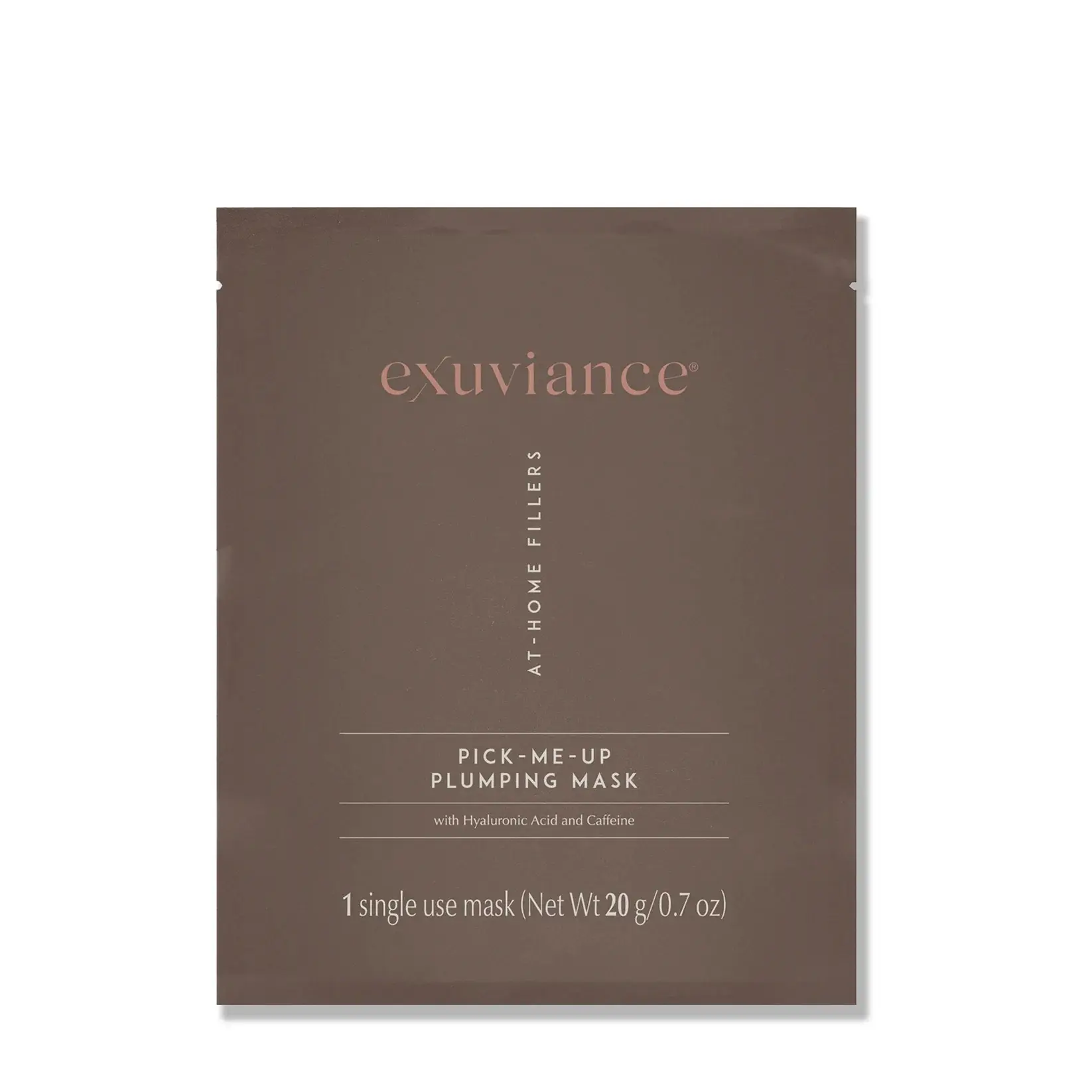 EXUVIANCE Pick-Me-Up Plumping Mask with Pure Hyaluronic Acid and Caffeine, Instant Hydration, 0.7 oz - Skin Repair, Skincare Moisture Peel