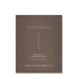 EXUVIANCE Pick-Me-Up Plumping Mask with Pure Hyaluronic Acid and Caffeine, Instant Hydration, 0.7 oz - Skin Repair, Skincare Moisture Peel