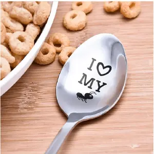 I Love My Ant Auntie Spoon Gift Set, Perfect Birthday Present for Aunts, Unique Keepsake for Special Occasions, Tea Spoon