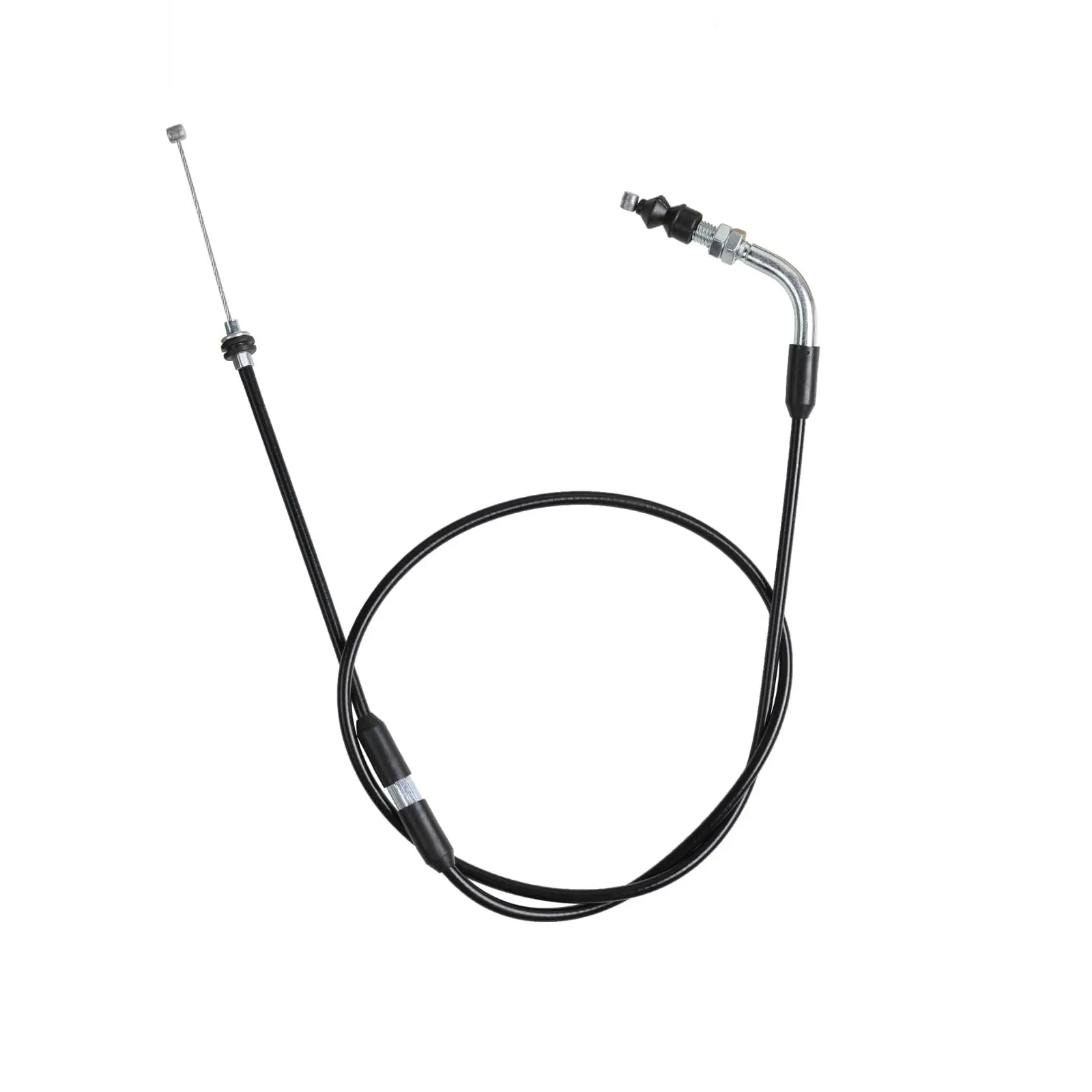 990mm 39inch Go Kart Throttle Cable Line 95mm Travel Length Thumb Grip Throttle Cable for GY6 Scooter Karting ATV UTV Buggy Quad Moped Dune Drift Trike 4 Wheeler Offroad Motorcycle Bull Taotao