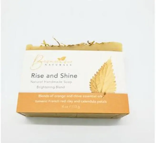 Organic Herbal Rise & Shine Bar: Illuminating Your Skin with a Brightening Blend"