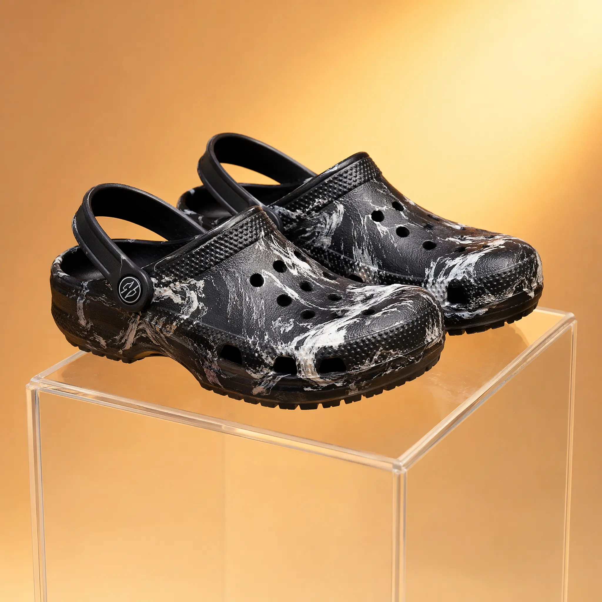 Kids' Graphic EVA Clogs, Lightweight Anti-Slip Soft Sandals with Arch Support, Outdoor Water Shoes for Toddlers & Big Kids