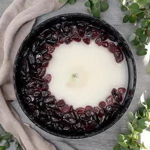 Cool Eucalyptus Mint Crystal Candle, 10oz