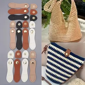 8pcs Bag Buckles with Metal Rings, Secure Closure, Bag Accessories, Compatible with Handbags, Wallets, DIY Crafts, Durable Sewing Projects