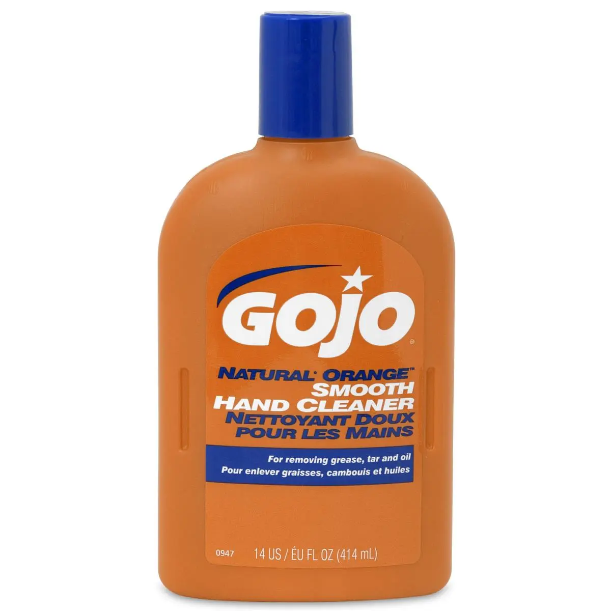 GoJo Natural Orange Smooth Hand Cleaner - 14 Oz, Cleaning Grease All-Purpose Cleaner, Multi-Purpose Household & Industrial Cleaner, Go-jo Industries 0947-12, Grease All-Purpose Cleaners
