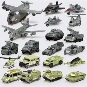 Frontoytall Military Vehicle Toy Set, 21-Piece Army Playset, Tanks, Fighter Jets, Transport Planes, Trucks & Helicopter for Boys Ages 4-8 | Battle Adventure STEM Learning Toys, Birthday Gift for Kids