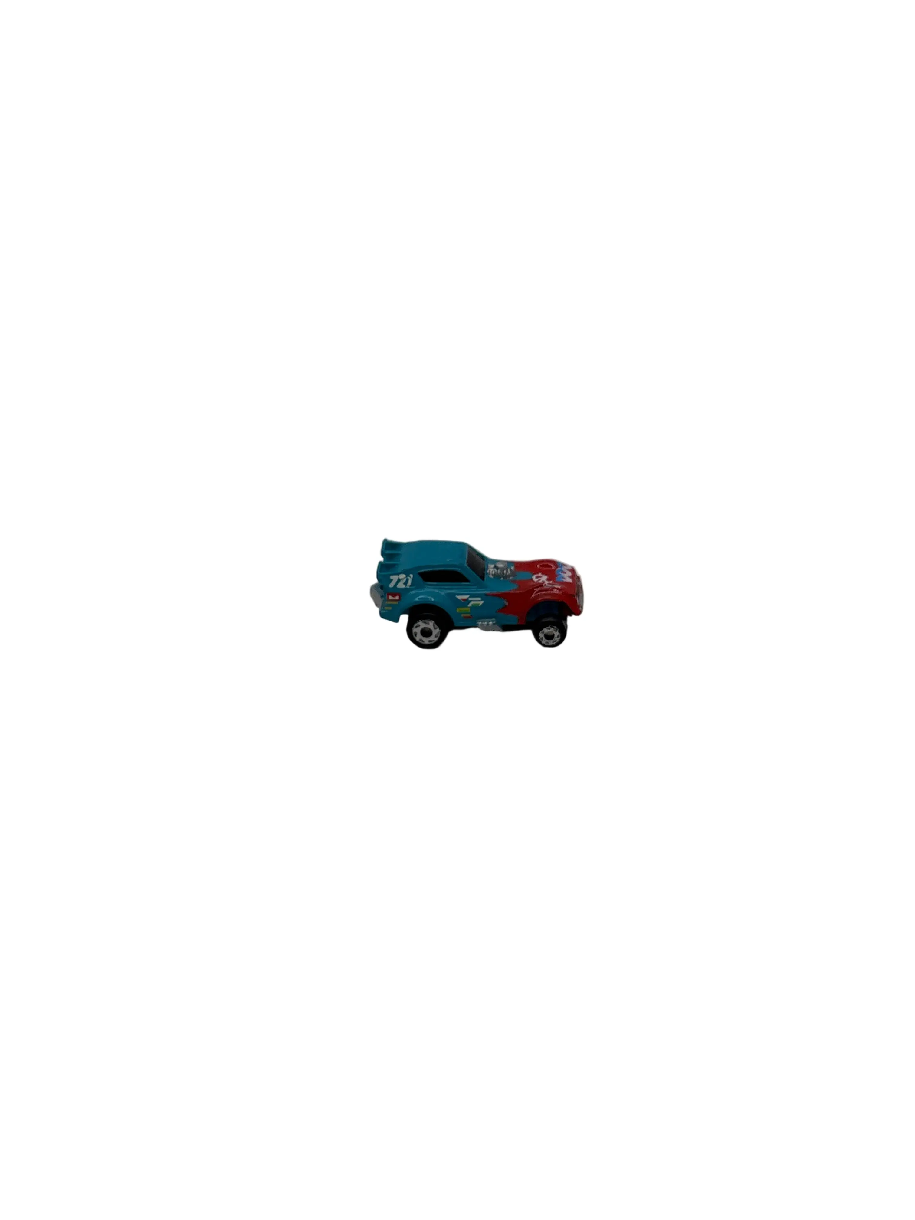 Micro Machines Plymouth Arrow Funny Car Diecast blue