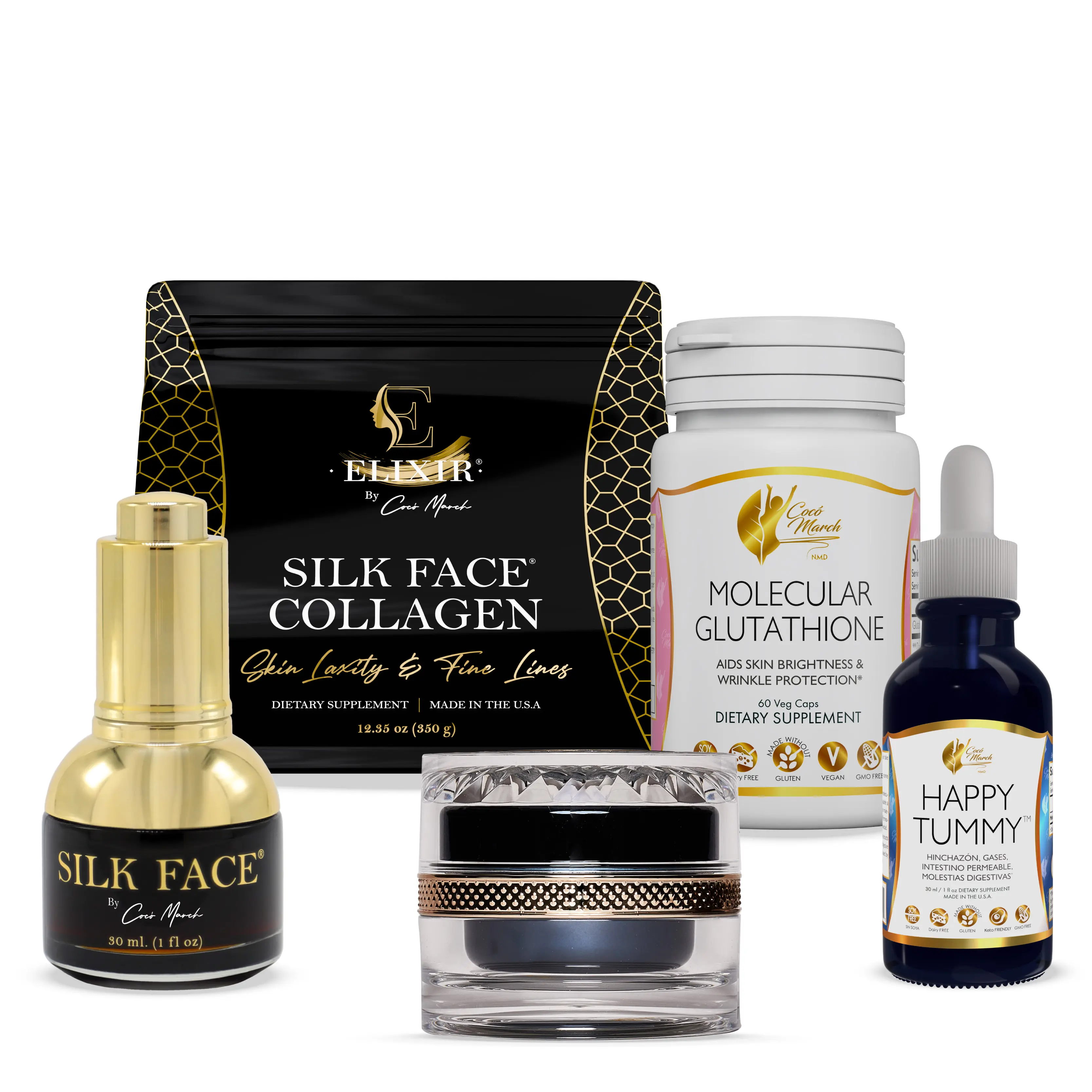 Coco March Night Glow Kit, Hydrating Skincare Essentials for Overnight Radiance