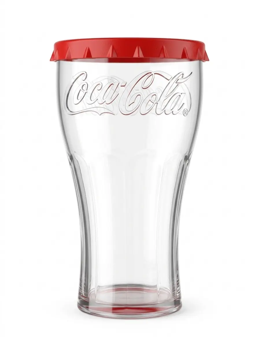 NEW Coca-Cola Light-Up Plastic Glass AMC Exclusive Coke Cup