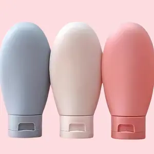 3 Pack Leak-Proof Travel Bottles with Portable Bag, Reusable Refillable Dispenser Bottles, Ideal for Camping & Outdoor Activities