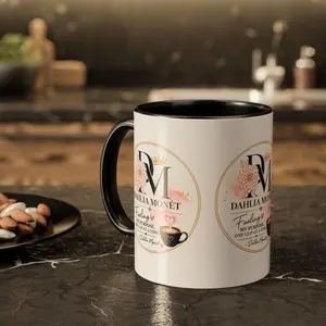 Dahlia Monèt Branded Coffee Mug – "Fueling My Purpose, One Cup at a Time" (11oz/15oz)