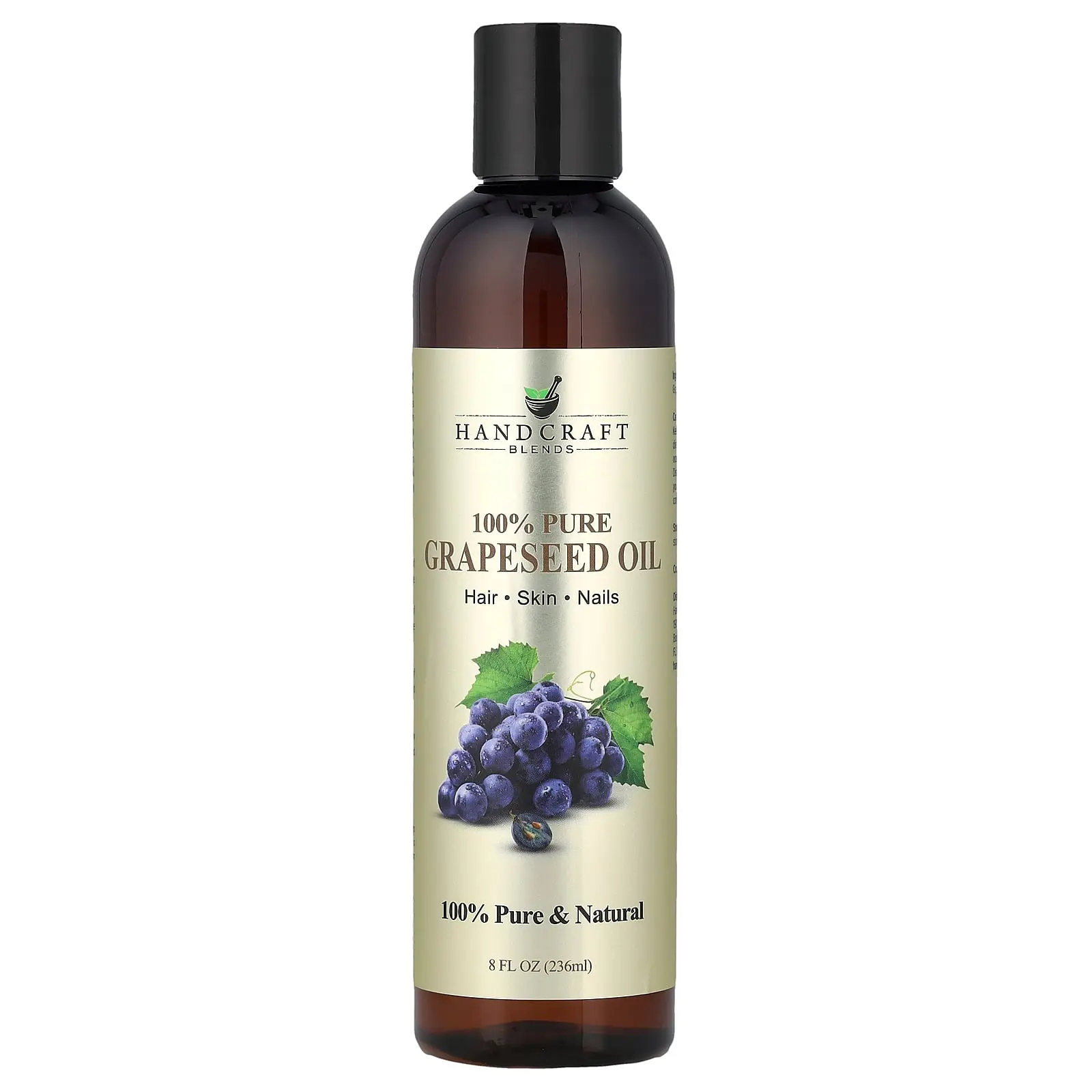 Handcraft Blends 100% Pure Grapeseed Oil, 8 fl oz (236 ml) Handcraft Blends 100% Pure Grapeseed Oil, 8 fl oz (236 ml)