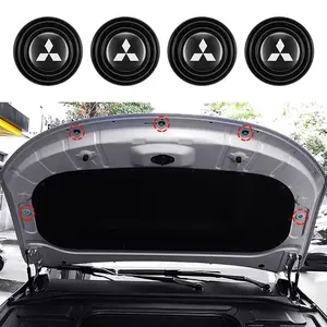 4/8/10/16/20 PCS Car Door Anti-Collision Silicone Pads Shockproof Sealing Rubber Pad Protector Stickers For Mitsubishi Outlander Lancer 10 9 EX ASX RALLIART Eclipse Pajero L200 Colt EVO Competition