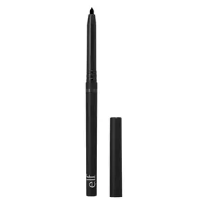 elf No Budge Retractable Eyeliner, Creamy, Ultra-Pigmented & Waterproof, Creates Bold & Defined Lines, Vegan & Cruelty-Free, Black 0.006 Oz Makeup Cosmetic