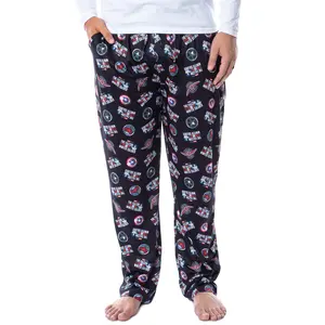 Marvel Mens' The Falcon and the Winter Soldier Tossed Print Pajama Pants