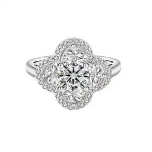 【#A361】(Nerissa)Synthetic Moissanite Fashion Jewelry Ring