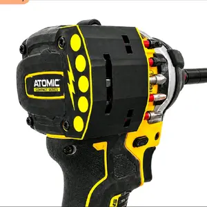 DrillPod Magnetic Bit Holder for DEWALT DCF850B | 5 Bit Side Mount Organizer | Impact Driver Accessory | Atomic 20V Tool Add-On