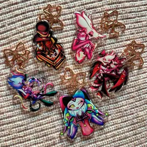 Hazbin hotel Helluva Boss Epoxy Keychains