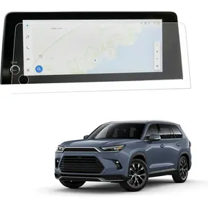 Tempered Glass Screen Protector for 2024 Toyota Grand Highlander/Hybrid XLE Limited Platinum Accessories Navigation 12.3 Inch Matte Anti-glare Touchscreen Scratch-Resistant