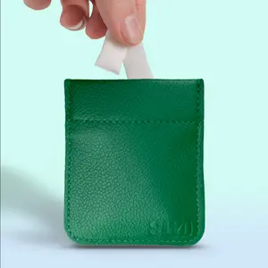 "Rollie Rollie Rollie" Green Pebbled Leather