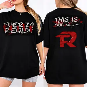 Fuerza Regida 2026 This Is Our Dream Stadium Tour T-Shirt, Latin Music Fan Tee, Corridos Tumbados Shirt, Streetwear Graphic Tee, Gift for Fans