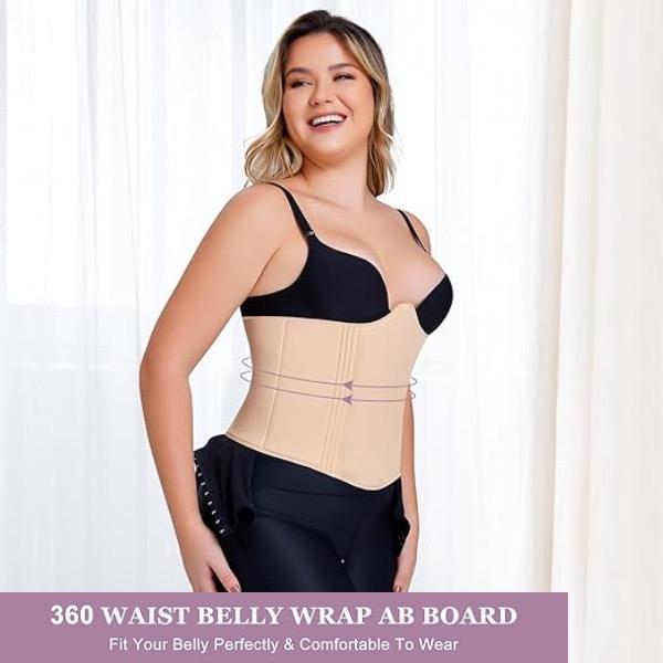 Black 360° Lipo Foam Ab Board – Post Surgery Abdominal Compression Board & Waist Support Wrap Black 360° Lipo Foam Ab Board – Post Surgery Abdominal Compression Board & Waist Support Wrap