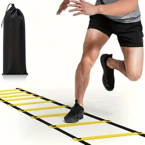 1 Set Agility Ladder, Speed Agility Training Ladder, Jump Grid Ladder, Rope Speed Ladder, Detachable & Portable Football Training Agility Ladder, Fitness
