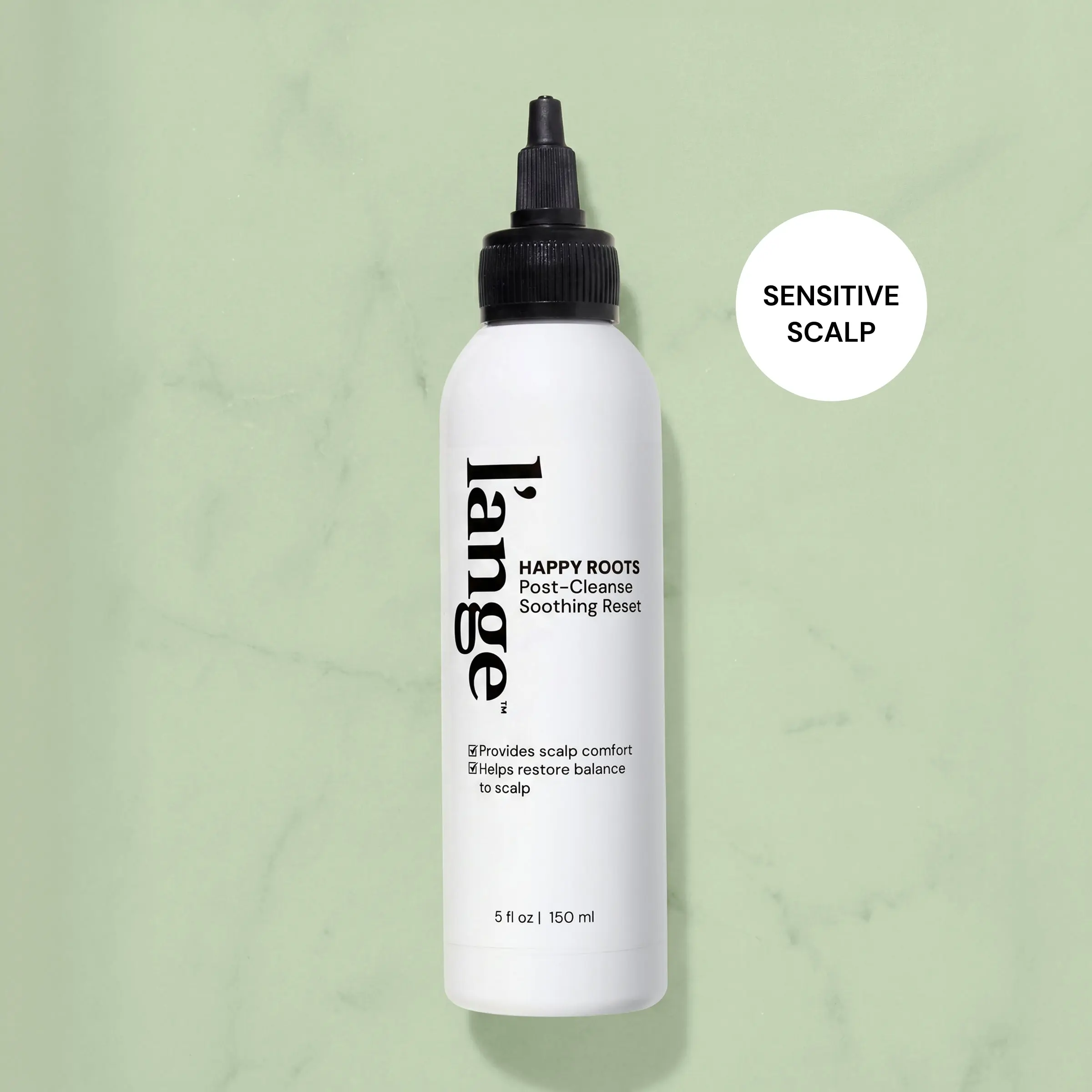 L'ANGE HAIR - Happy Roots Post-Cleanse Soothing Reset, Comforting, non-foaming cleanser that calms sensitive, irritated scalps for a post-shampoo reset.