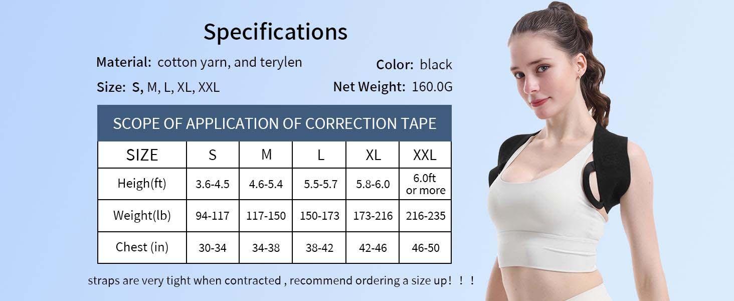 Fitness Heavy Shoulder Straps, Open ShoulderAssist Straps ，Bench Presses, ShoulderTraining Straps, Press Lifts,Chest Straight, Straight BackAssist Straps Adjustable Back Brace Adjustable Posture