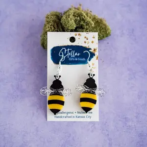 Bumblebee Earrings
