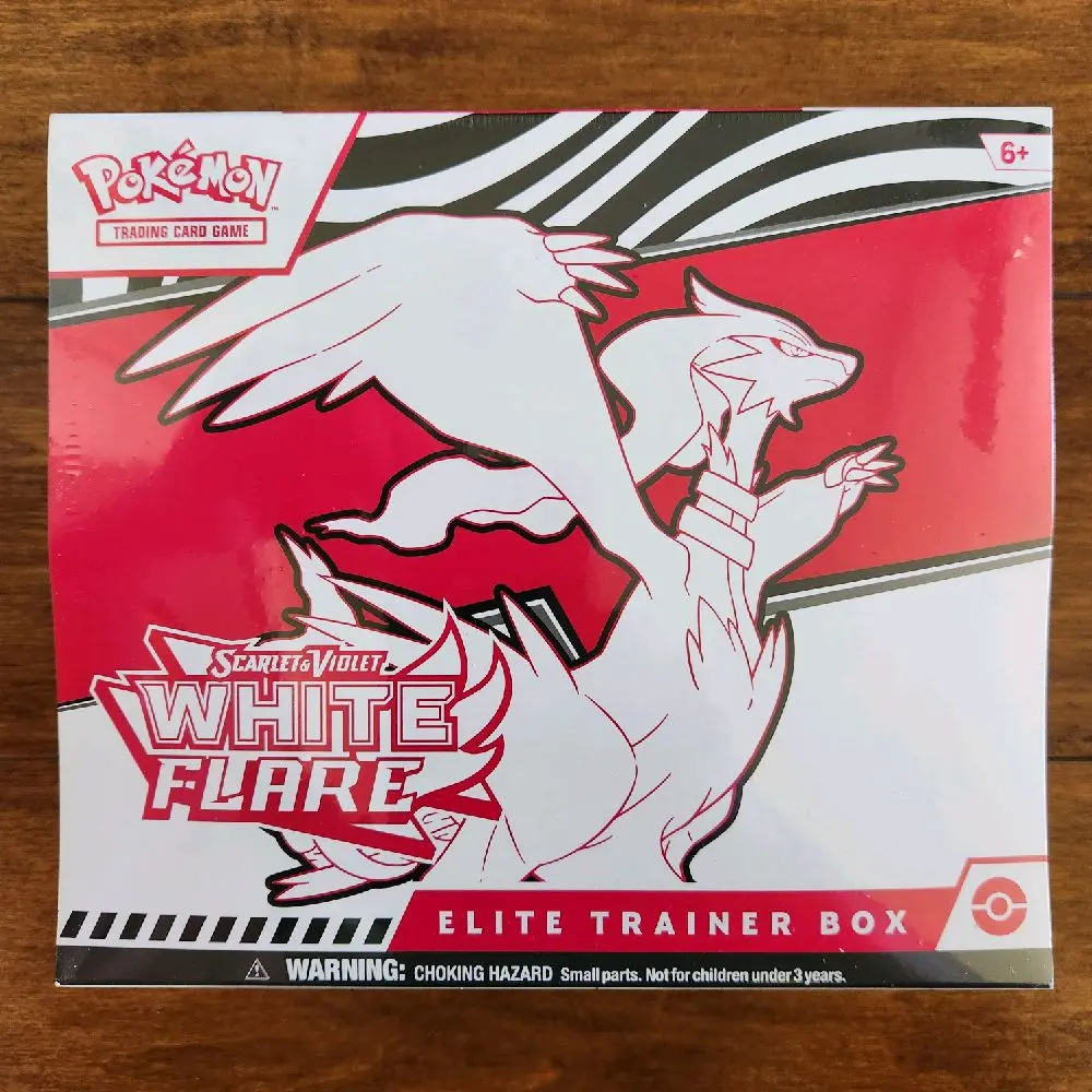Pokemon White Flare ETB Elite Trainer Box - SV: White Flare (WHT) - TikTok Shop Pokemon White Flare ETB Elite Trainer Box - SV: White Flare (WHT) - TikTok Shop