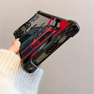 Popular Retro Fashion Racing Cars hone Case Suitable for Samsung Galaxy S25 S24 S23 S22 S21 S20 FE Ultra Plus Edge 4G 5G Anti Fall Transparent Soft Back Cover,  Retro Design, Lightweight Cover, Uv Printed Design, Samsung Users