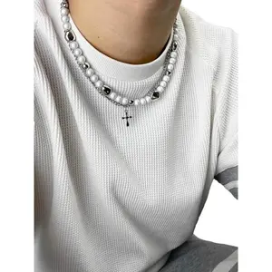 TikTok Made Me Buy It!  Iced Out Men's Punk Chain | Stainless Steel Bling for an Edgy Look | The Gift He'll Keep On Wearing