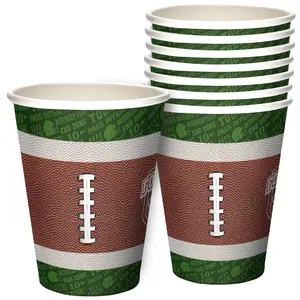 Football Cups - Football Birthday Party Supplies