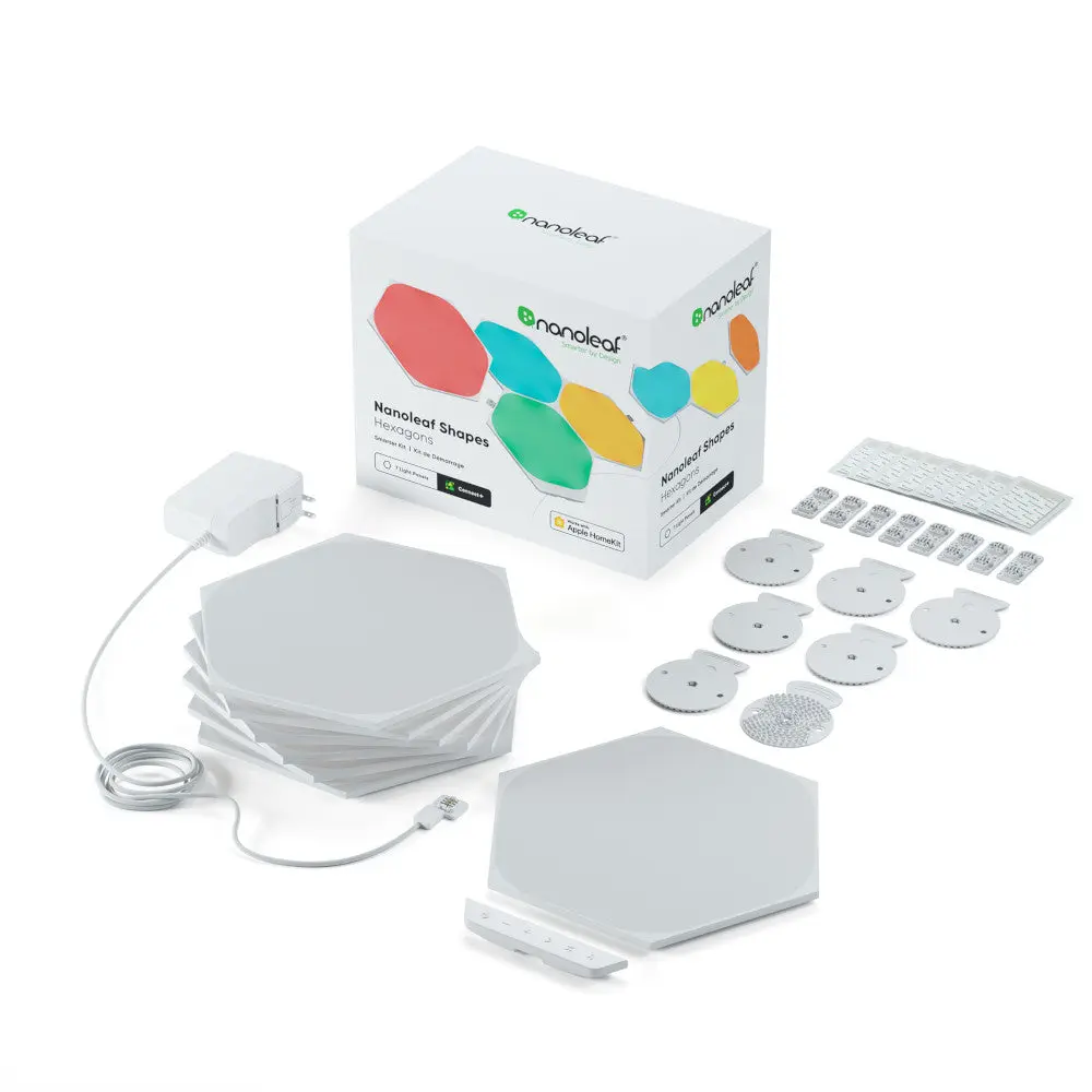 Nanoleaf Shapes Hexagon SMK | White | 7 Pack | CA/USA