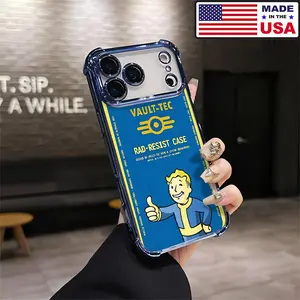Fallout Vault Boy Vault-Tec Fallout Retro Gamer Aesthetic Design Pattern Casing For iPhone 17 16 15 14 13 12 Samsung 22 23 24 25 Plus Pro Max Ultra Soft Silicon TPU Shockproof Protector Vintage Unique Fashion Mobile Phone Case