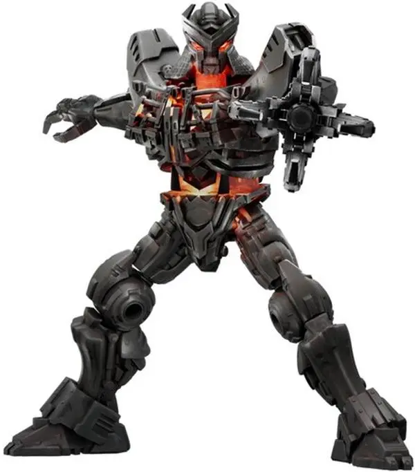 Blokees Transformers Classic Class 03: Scourge (Rise of the Beasts) Plastic Poseable Figure Model Kit - 20 Joints, Metallic Finish [COLLECTIBLES]