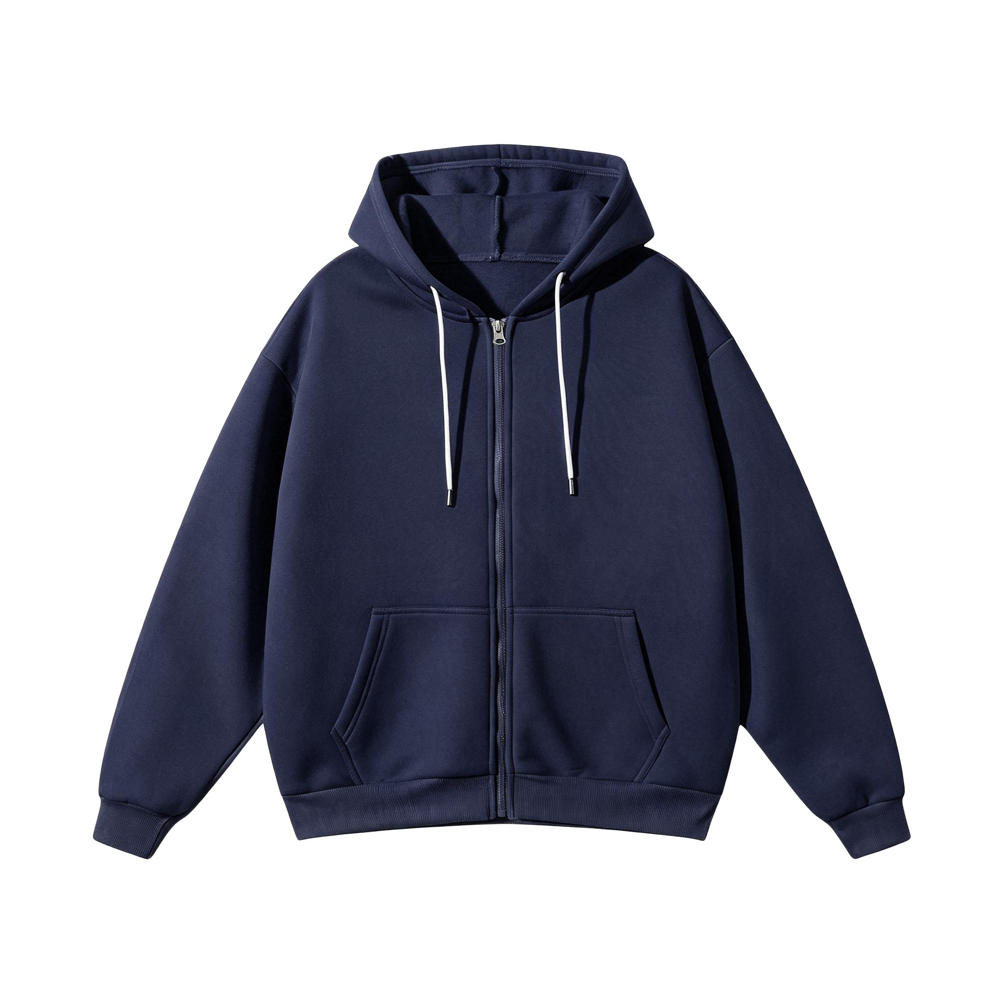 Men’s 3-Pack Zip-Up Hoodies - Plain, Longsleeve, Loose Fit Fleece Hooded Sweatshirts/Jackets, Casual Fit Outerwear, Athleisure Wear, Basic Athletic Tops for Gym Workouts, Everyday Outfits