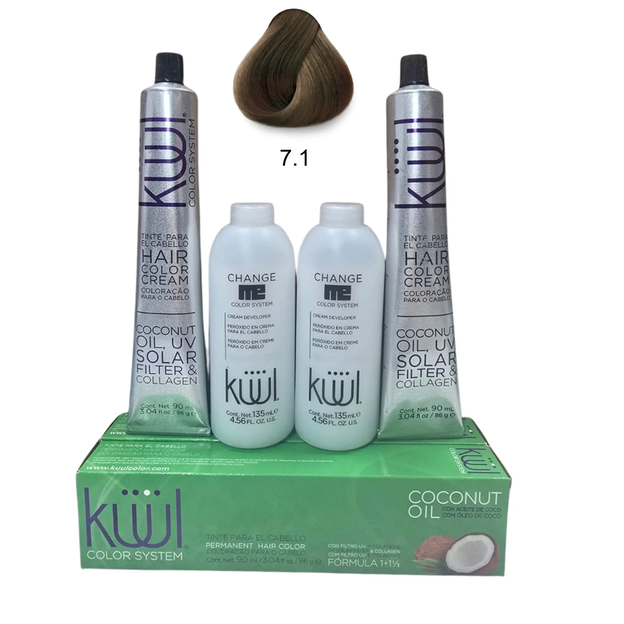 7.1 Ash Blonde/Rubio Cenizo