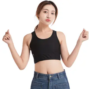 Transgender Tomboy FTM Chest Binder Adjustable Affordable Mesh Breathable and Strong Compression Tank Top Trans Bra Binder