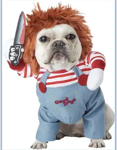 Chucky pet costume
