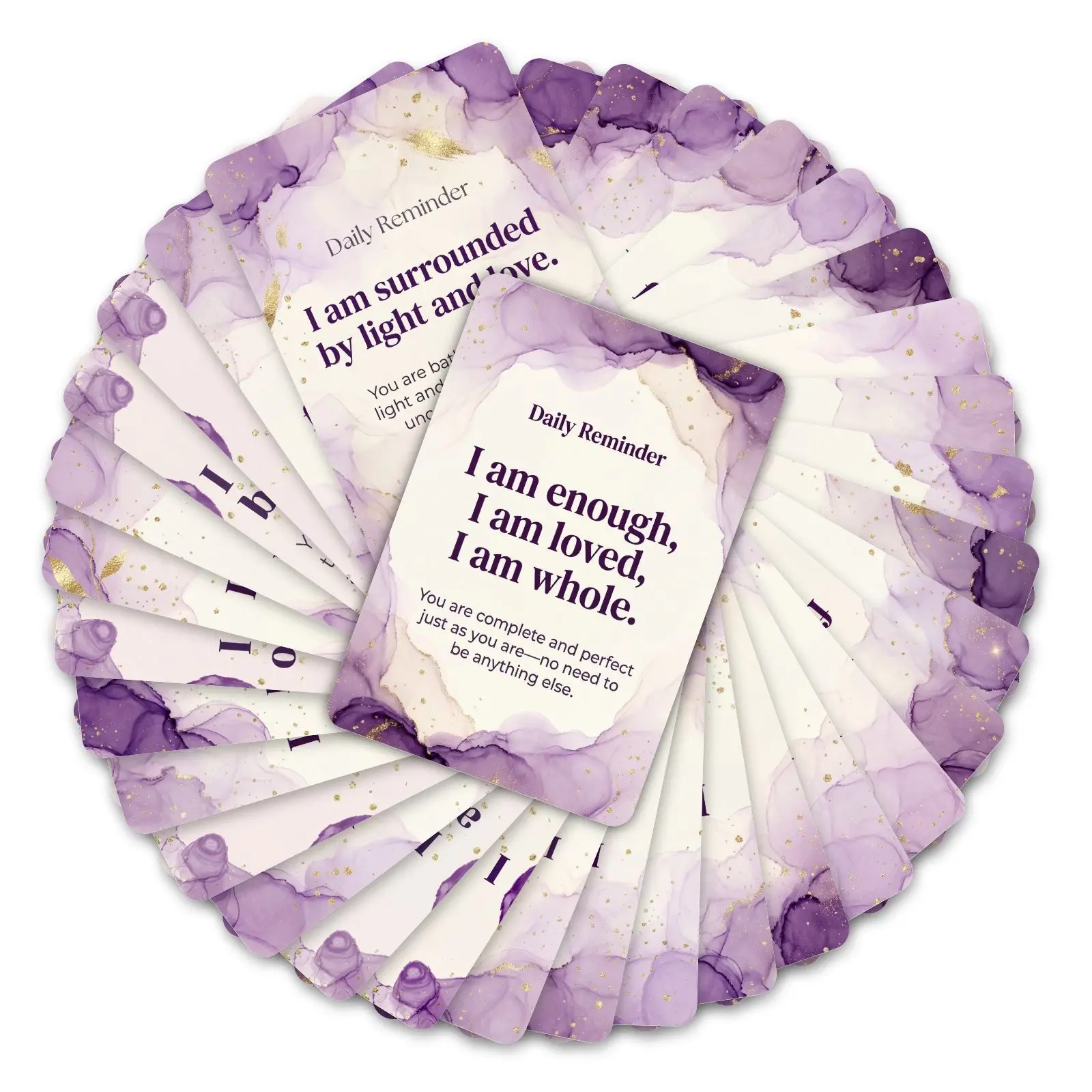 36/72Pcs Daily Affirmation Cards for Women, Positive Affirmation Cards, Minimalist Mindfulness Meditation Cards, Mental Health & Emotional Support Gift, Inspirational Greeting Cards